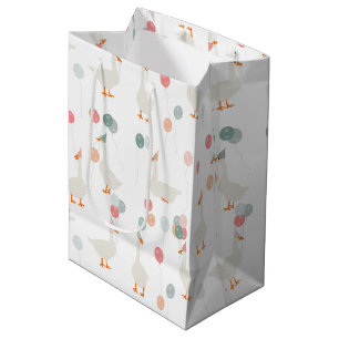 Kids One Silly Goose Cute Birthday Party Medium Gift Bag