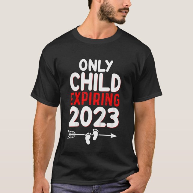 Kids Only Child Expiring 2023 Big Brother Promoted T-Shirt (Front)