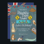 Kids Outback Birthday Party Invitation<br><div class="desc">Holy Kangaroo! Are you tired of the same old party themes? Well then look no further, Mate! It's time to pretend we are from the land down under. Make sure to study all the animals of Australia, so you can be prepared! You may not be able to afford travelling all...</div>