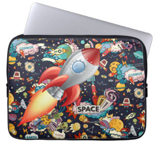 Kids Outer Space  Laptop Sleeve