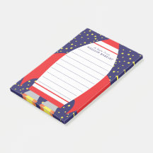 Kids Outer Space Rocket Ship Cute