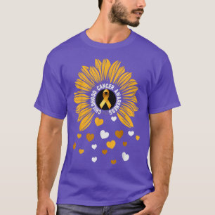 Kids Paediatrics cancer Sunflower childhood cancer T-Shirt