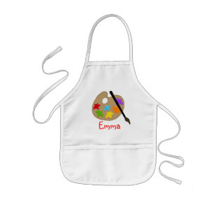 Kids Paint Pallette  Art  Apron