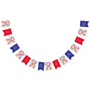 Kids Painted Handprints Art Party Birthday Bunting