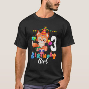 Kids Panda 3Rd Birthday I'm 3 Years Old Boys Girls T-Shirt