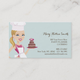 Kids Party Event Organiser Cake Designer Card