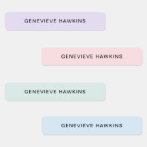 Kids Pastel Name Labels