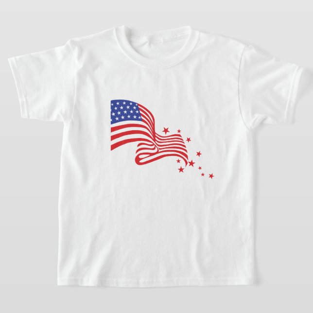Kids Patriotic T-shirt (Laydown)