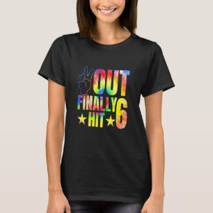 Kids Peace Out Finally Hit 6 Year Old 6th Birthday T-Shirt