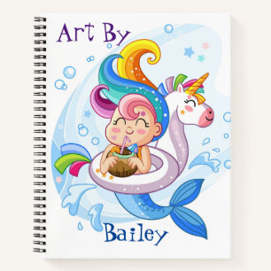 Kids Personal Sketch Spiral Notebook