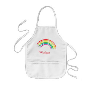 Kids personalised apron
