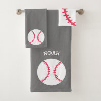 Kids Personalised Baseball Sports Grey Athletic