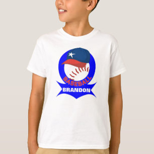 Kids Personalised Baseball T-Shirt