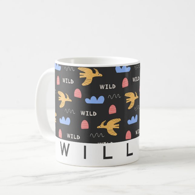 Kids Personalised Children's mug (Front Left)