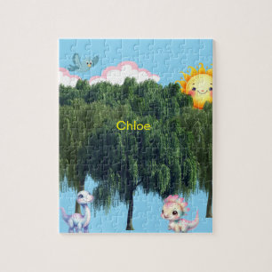 Kids personalised Dinosaur Jigsaw Puzzle