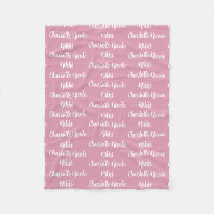 Kids Personalised Fleece Blanket
