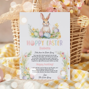 Kids Personalised Letter From The Easter Bunny Invitation