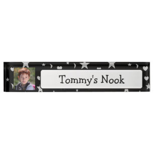 Kid's Personalised Name and Photo Name Plate