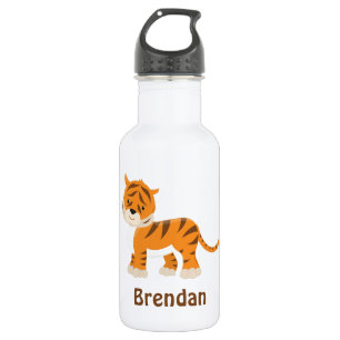 Kids Personalised Tiger 532 Ml Water Bottle