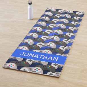 Kids Personalised Video Gamer Yoga Mat