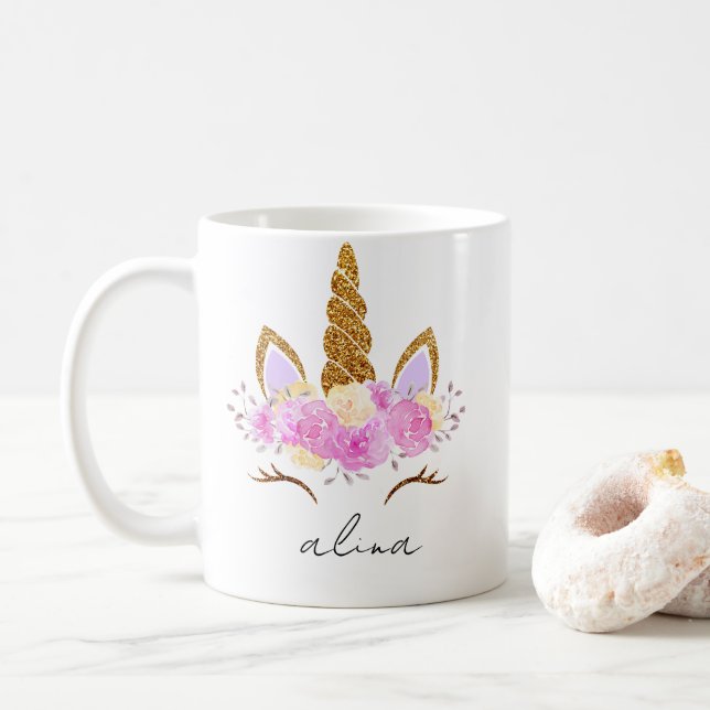 Kids Personalized Mug with Name (With Donut)
