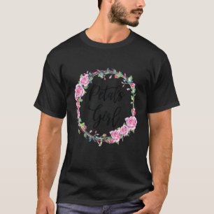 Kids Petals Girl Bridal Party Wedding Flower Girl T-Shirt