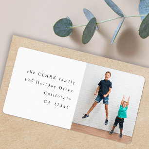 Kids Photo Address Label   Custom Mailing Stickers