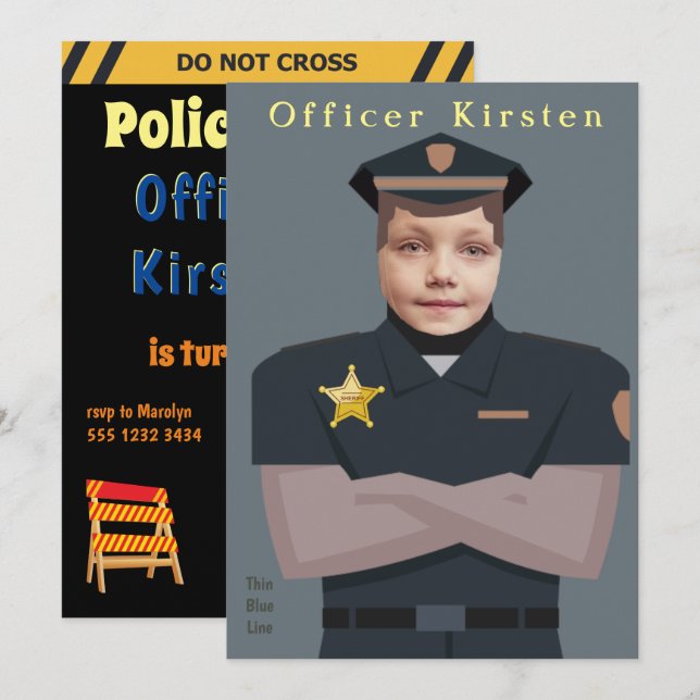 Kids Photo Template Birthday (Front/Back)