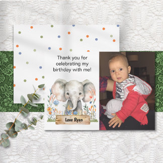 Kids Photo Thank You Card