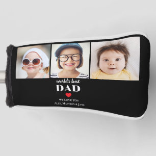 Kids Photos World's Best Dad   Golf Head Cover