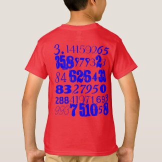 Kids' Pi T-Shirt(Tag-less) T-Shirt