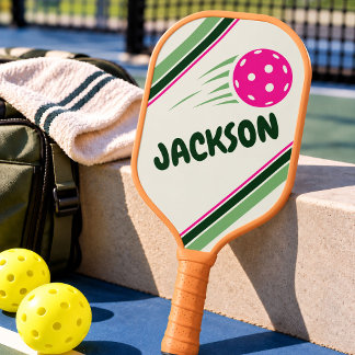 Kids Pickleball Custom Name Number & Nickname Paddle