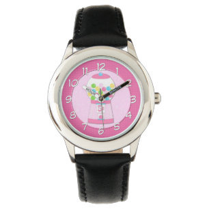 Kids' Pink Bubblegum Machine Wrist Watch