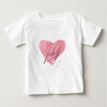 Kids Pink Heart T-Shirt