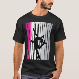 Kids Pink Ice Skating Birthday Keep Ice Skater Fan T-Shirt