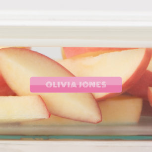 Kids Pink Purple Personalised Back to School