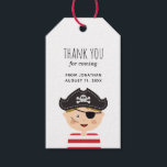 Kids pirate party. Baby boy birthday thank you Gift Tags<br><div class="desc">"Thank you for coming" tag for boy birthday with pirate. Contact me,  please,  if you need additional items.</div>