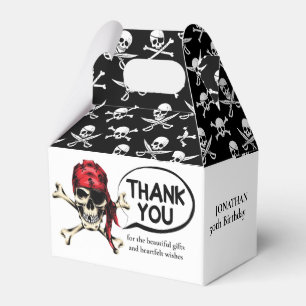 kids pirate party theme favour box