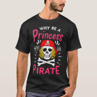 Kids Pirate Princess  T-Shirt
