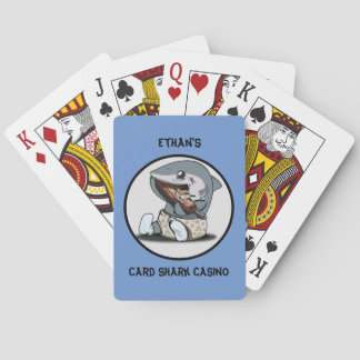Kid's Playing Cards - shark theme