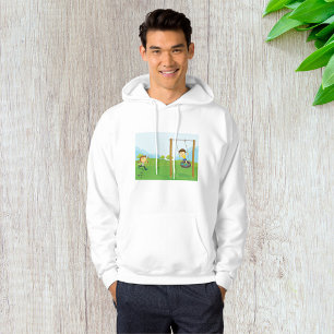 Kids Playing on Tire Swing Hoodie