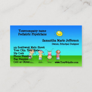 Kids Playing Outdoors on a Sunny Day Appointment Card