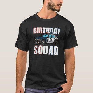Kids Police Birthday Boy Squad Policeman Officer C T-Shirt