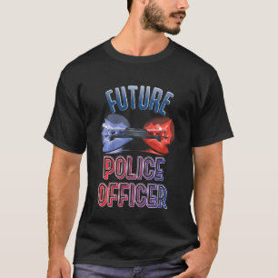 Kids Police Pajama When I Grow Up I Want To Be A P T-Shirt