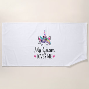Kids Pop It 3rd Birthday Girls 3 Years Old Fidget Beach Towel