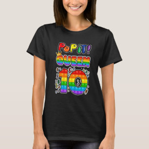 Kids Pop It Birthday Girl 10 For 10yr Old Girl Uni T-Shirt