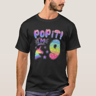 Kids Pop It Birthday Girl 9 For 9Yr Old Girls Unic T-Shirt
