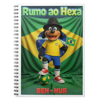 Kids' Poster Ben-Hur Cheering Towards the Sixth Ti Notebook