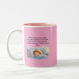 Kids Prayer Two-Tone Coffee Mug