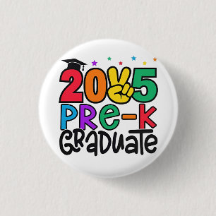 Kids Pre-K Grad 2025 Preschool Prek Graduation 3 Cm Round Badge